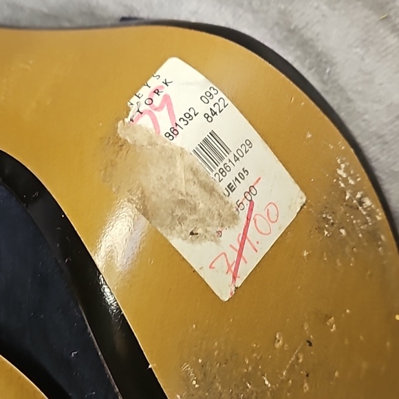 Fendi Dark Navy Crystal Blue Rhinestones Suede Leather Buckle Strappy Open Toe - Picture 4 of 9